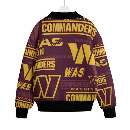 Washington Commanders Unisex Knitted Fleece Lapel Outwear