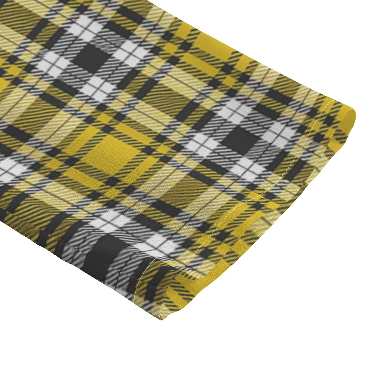 Iowa tartan plaid Hawkeyes Women's Chiffon Shirt With Elbow Sleeve