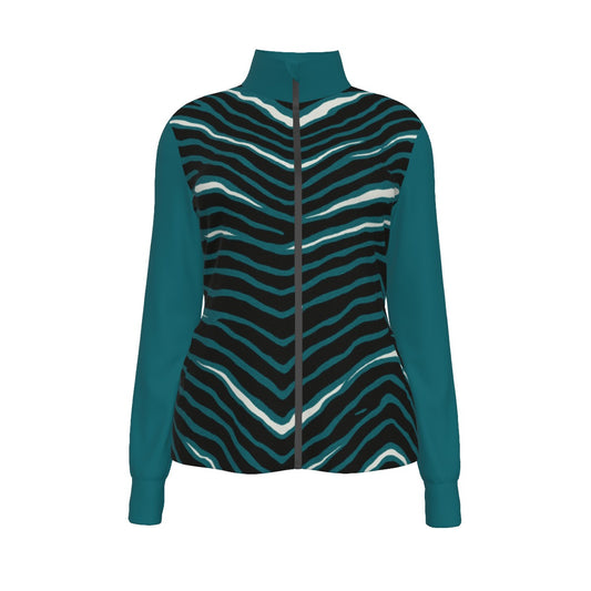 Philadelphia Football Game Day All-Over Print Women's Long Sleeve Thumbhole Jacket|230GSM