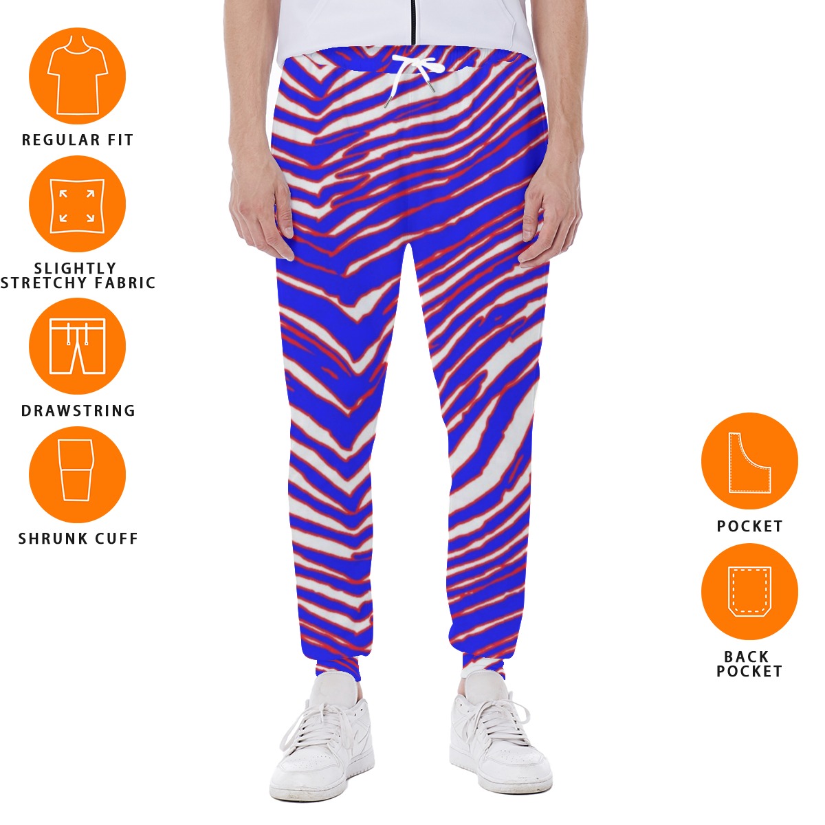 Buffalo Bills Zubaz Men's Sweatpants