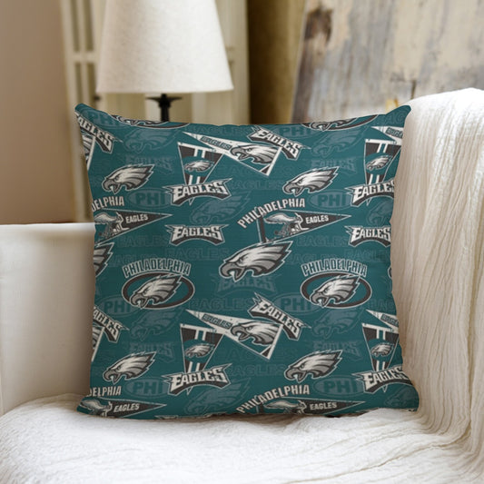 Philadelphia Football Game Day All-Over Print couch pillow with pillow Inserts
