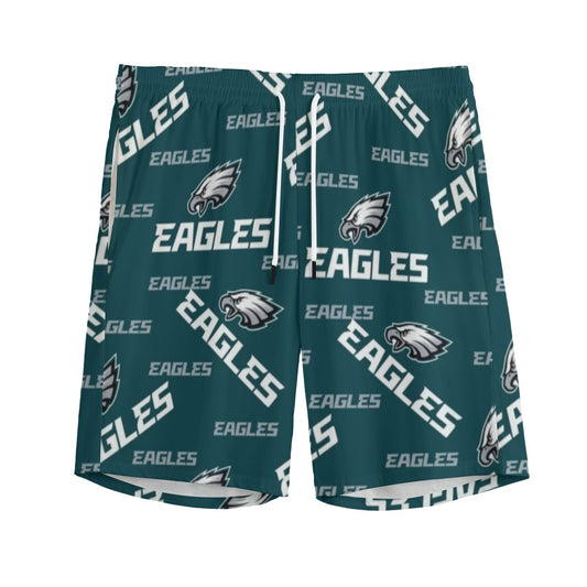 Philadelphia Football Game Day All-Over Print Men's Sports Short | 115GSM Cotton poplin