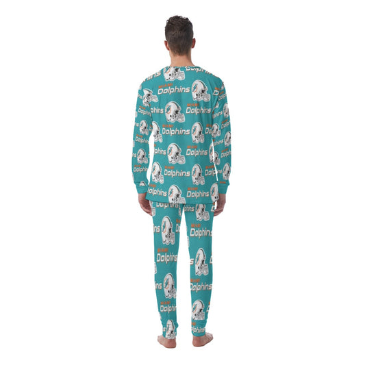 Miami Football Game Day All-Over Print Men's Pajamas