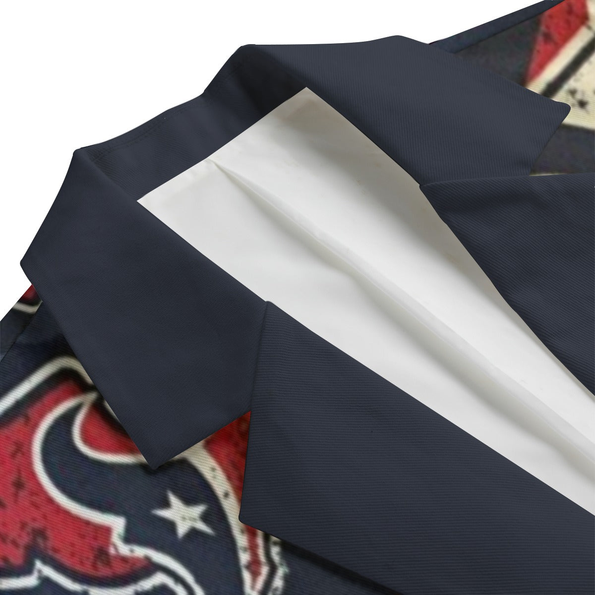 Houston Texans Suit Flat Lapel Collar Blazer