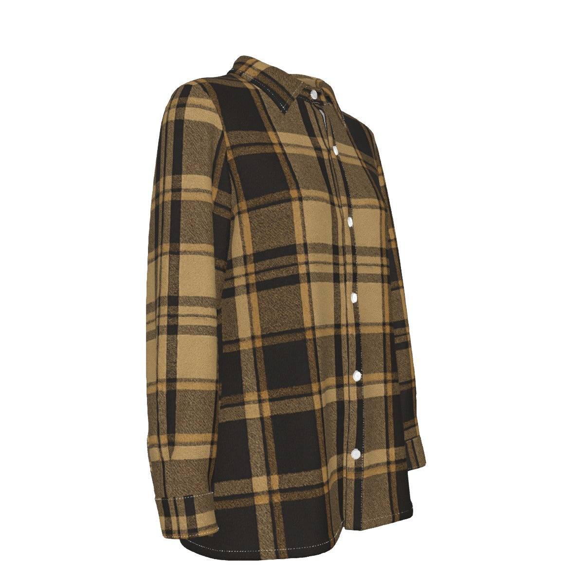 Colorado Tartan Plaid Women's Elastic-Back Shirt
