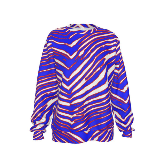 Buffalo Bills Zubaz Women's Loose Sweatshirt