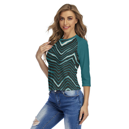Philadelphia Football Game Day All-Over Print Women's Raglan Sleeves T-shirts