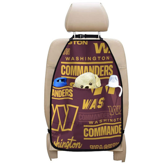 Washington Commanders Car Seat Back Storage Bag