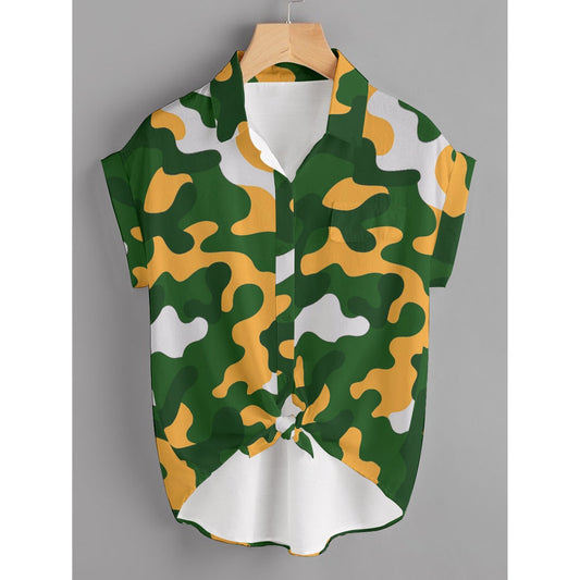 Green Bay Football Game Day All-Over Print Women's T-shirt (Plus Size)
