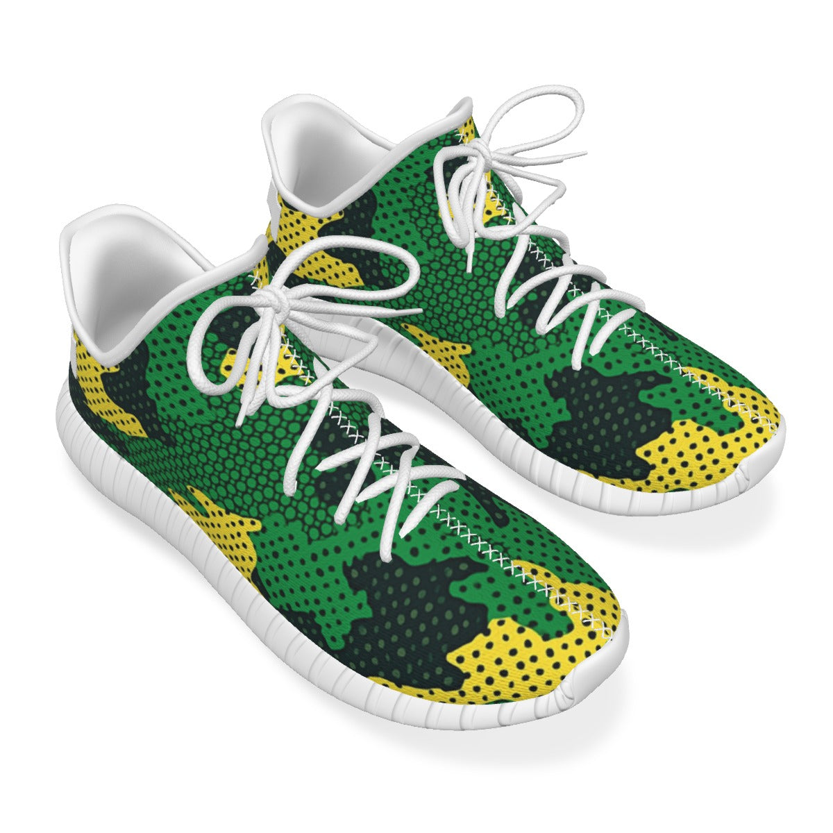 Urban Legend Oregon Ducks Green Yellow White Camo Coconut Sneakers Shoes