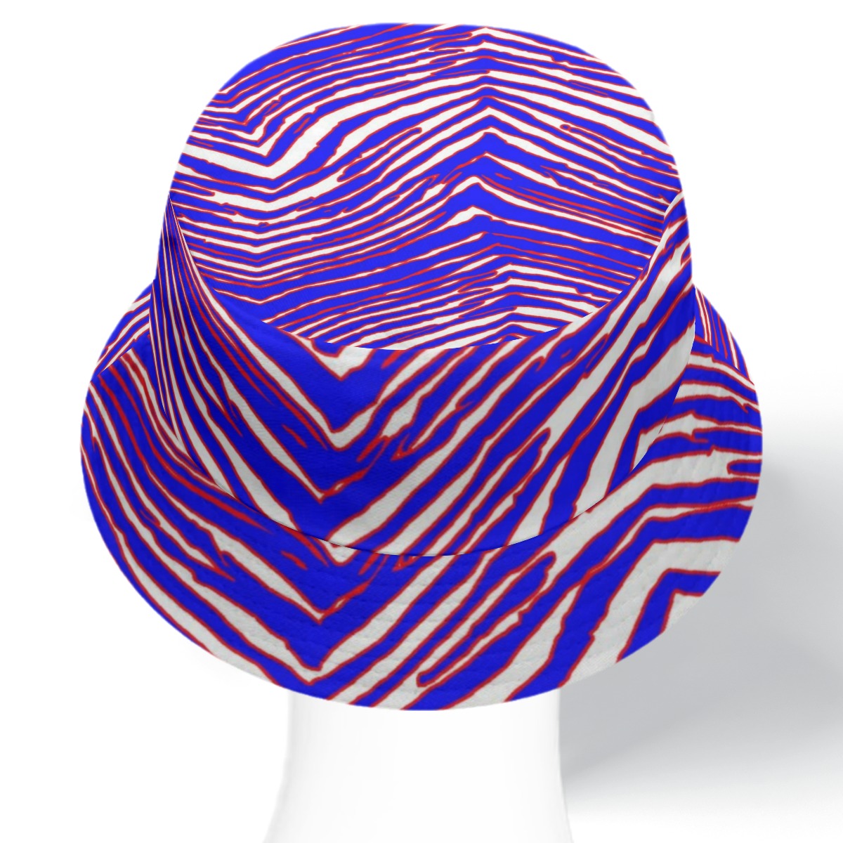 Buffalo Bills Zubaz Double-Side Printing Bucket Hat