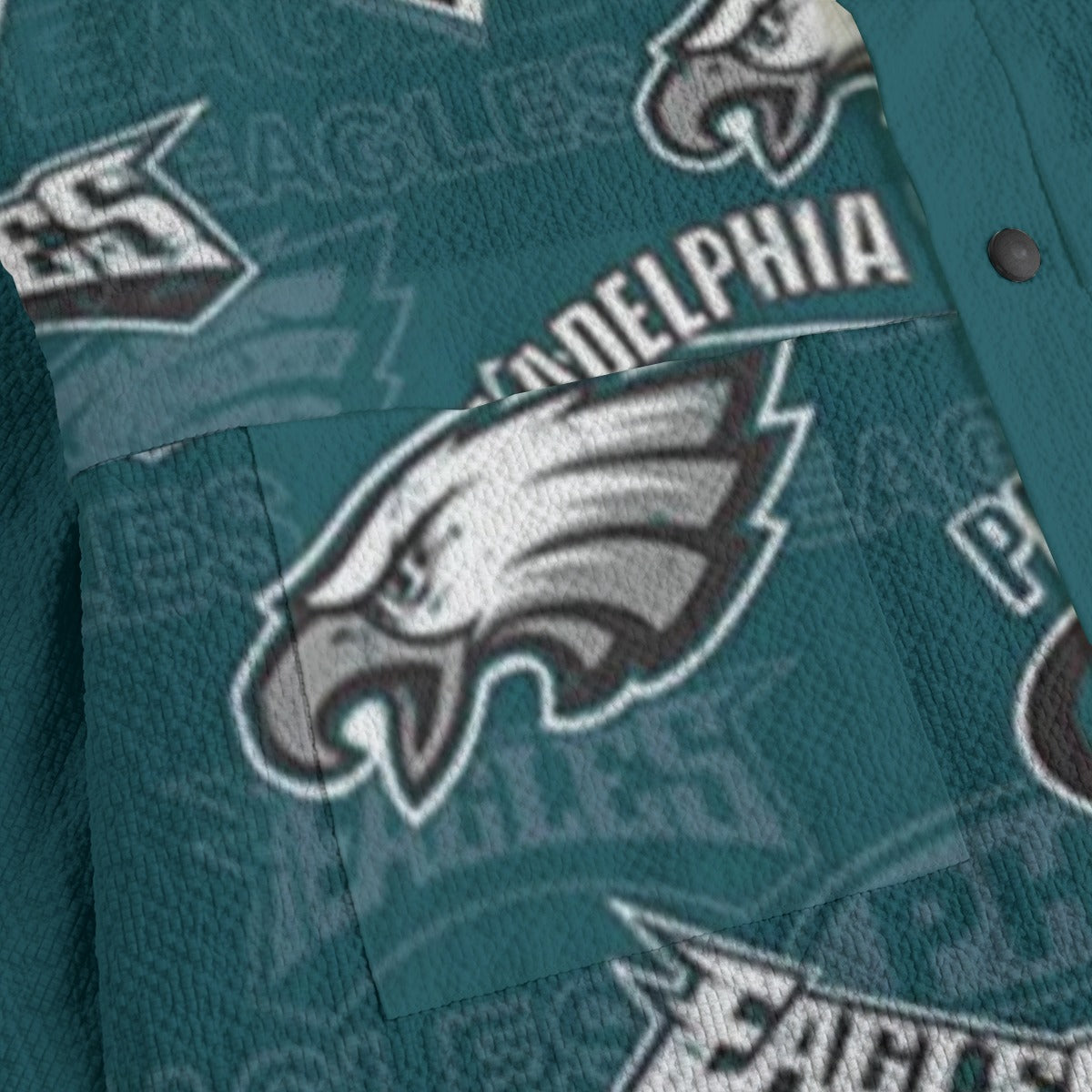 Philadelphia Football Game Day All-Over Print Men's Casual Lapel Jacket