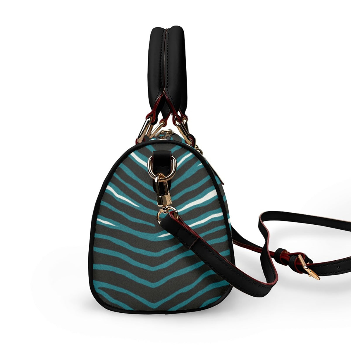 Philadelphia Football Game Day Classic Barrel-Shaped PU Leather Handbag