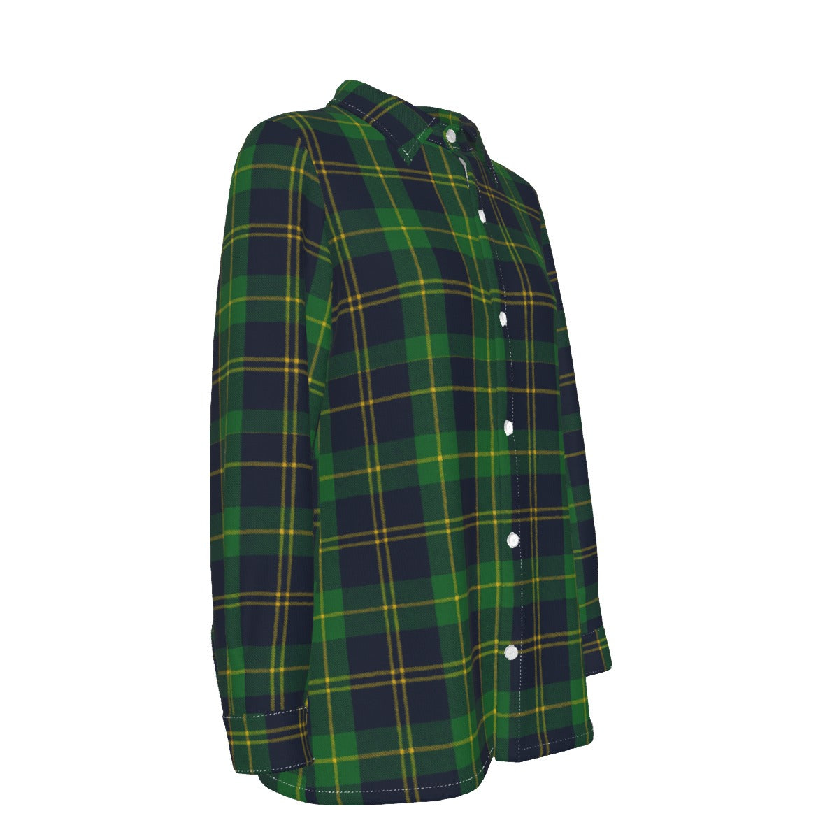 Notre Dame Tartan Plaid Fighting Irish Women's Elastic-Back Shirt