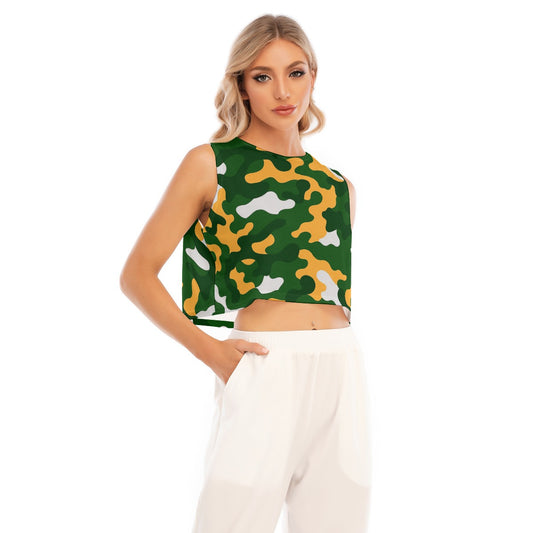 Green Bay Football Game Day All-Over Print Women's Sleeveless T-Shirt|210GSM