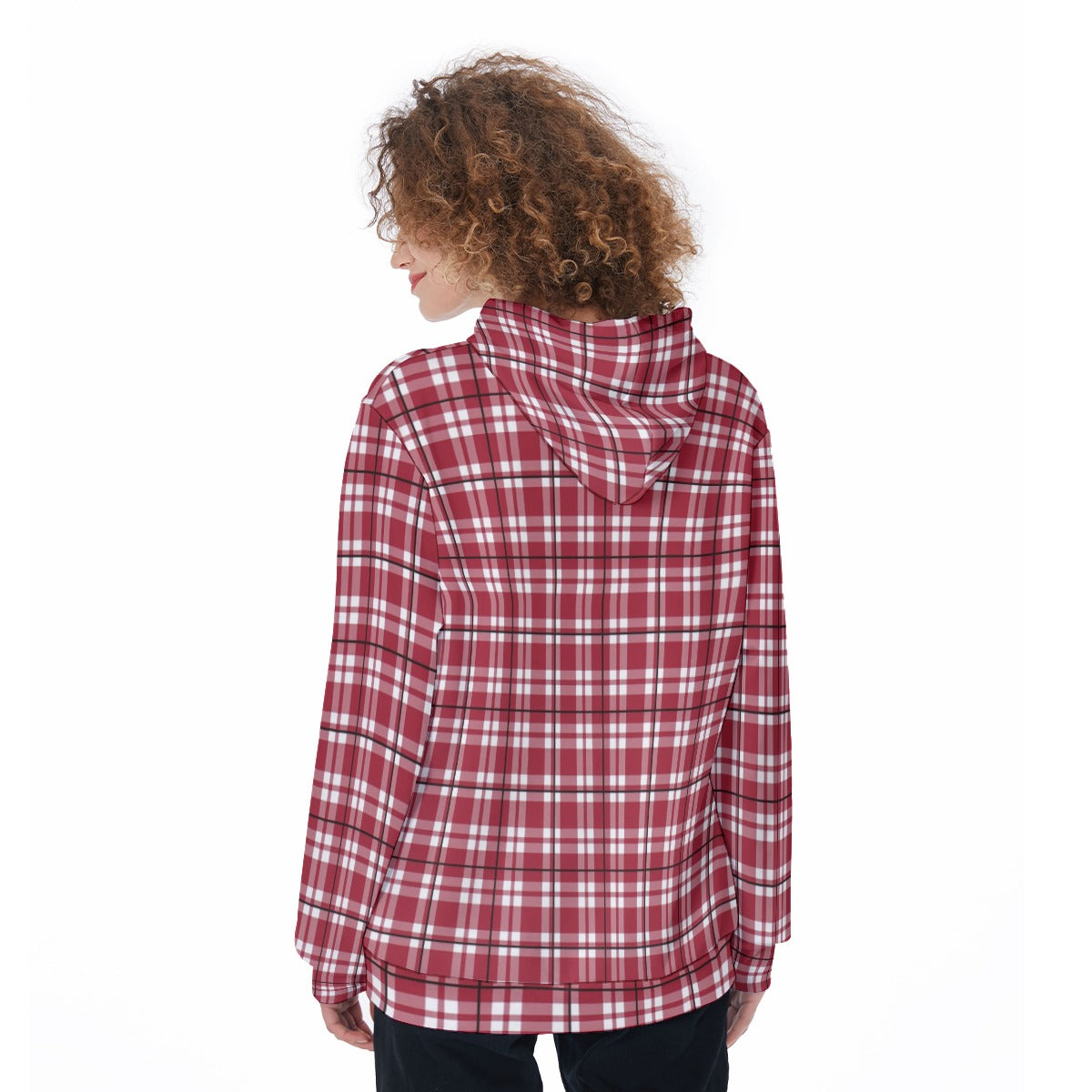 Alabama - Crimson Tide Tartan plaid Women's Pullover Hoodie