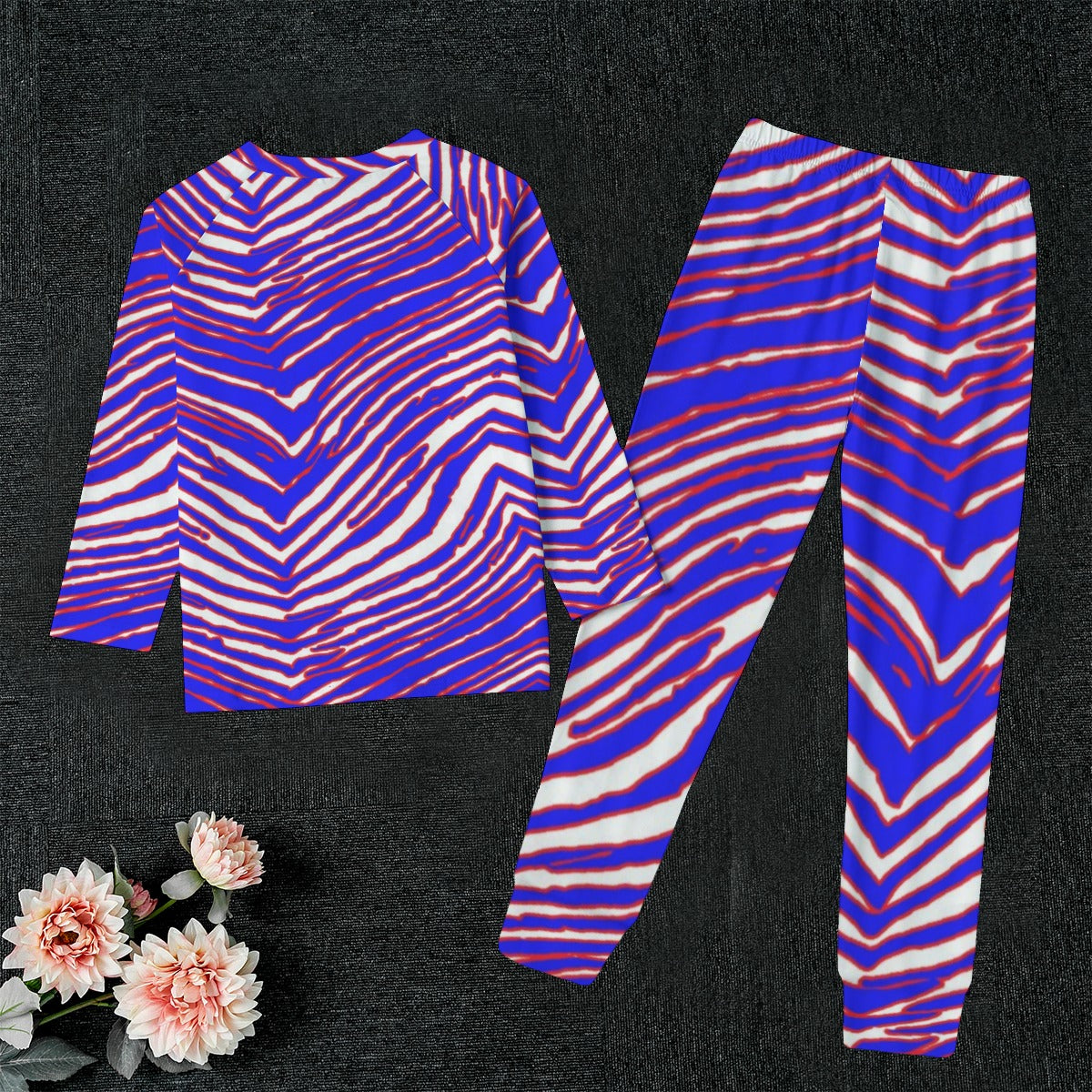 Buffalo Bills Zubaz Kid's Sleep Pajamas