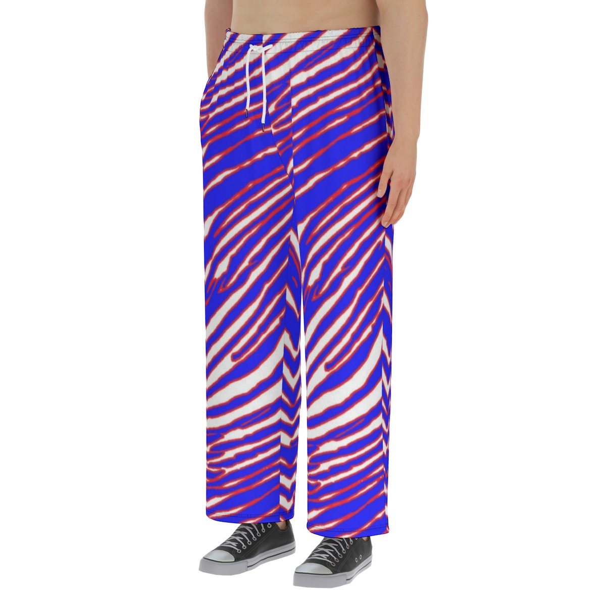 Buffalo Bills Zubaz Unisex Knitted Fleece Wide Leg Pants