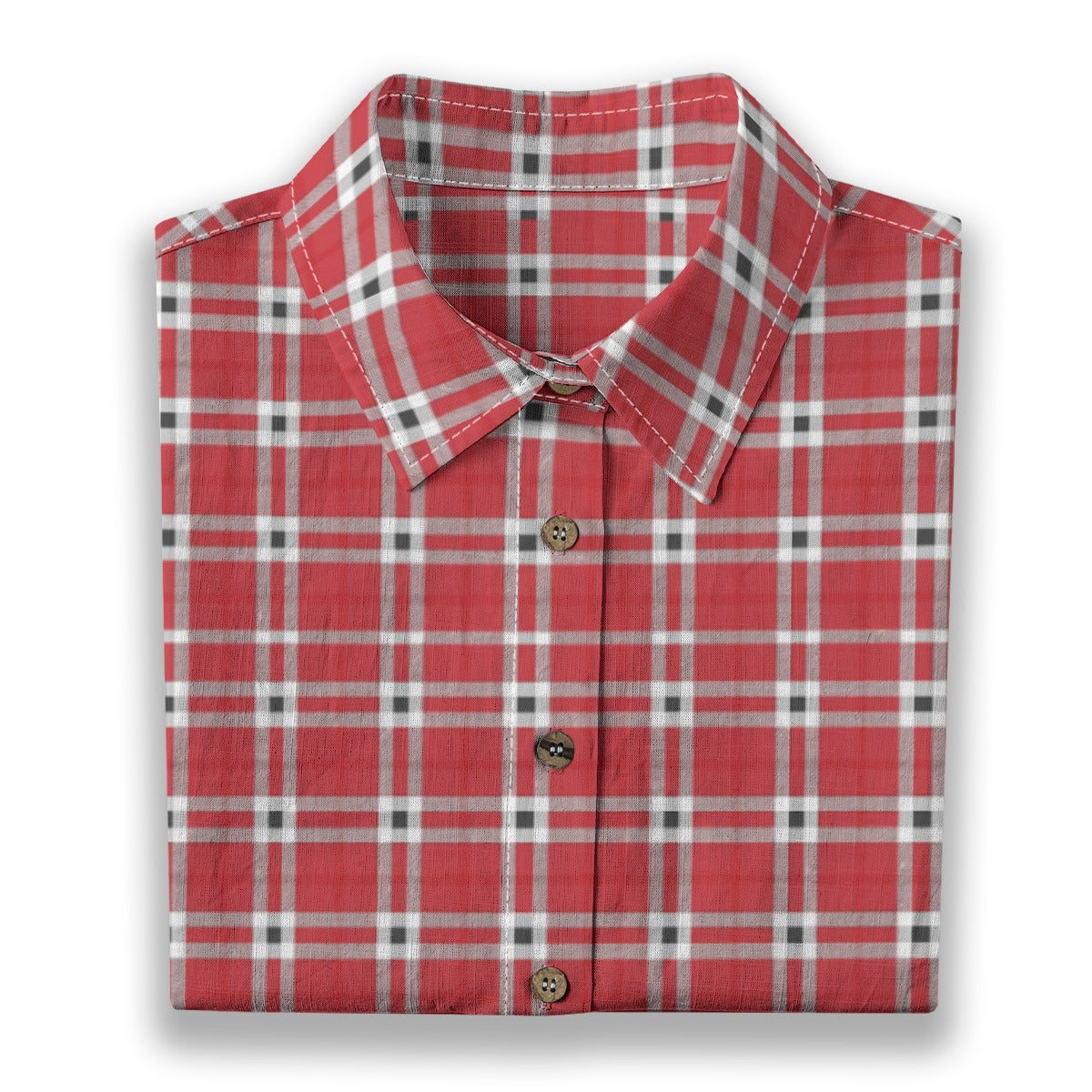 Houston Tartan Plaid Cougars  Women's Shirt | 125GSM Cotton