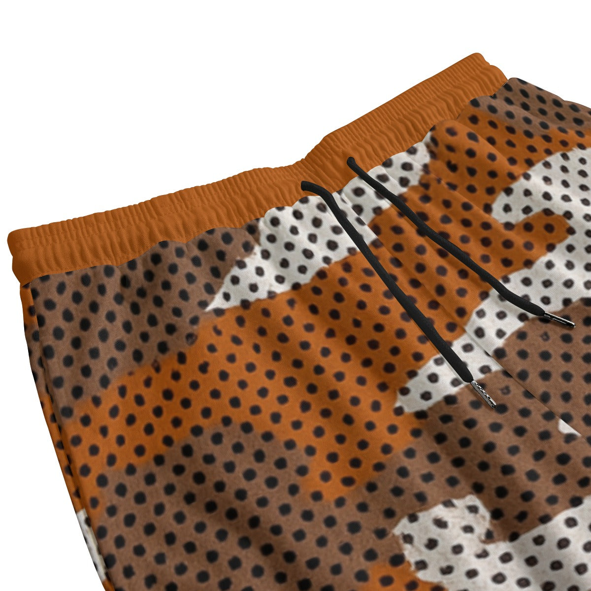 Urban Legend Texas  Burnt Orange White Camo Sweatpants With Waistband