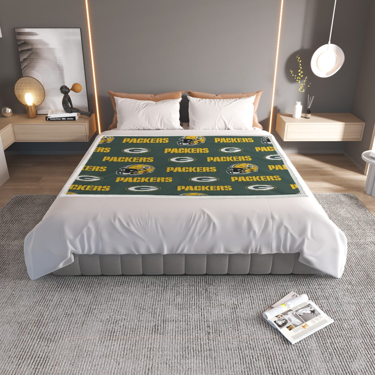 Green Bay Football Game Day Household Warm Blanket