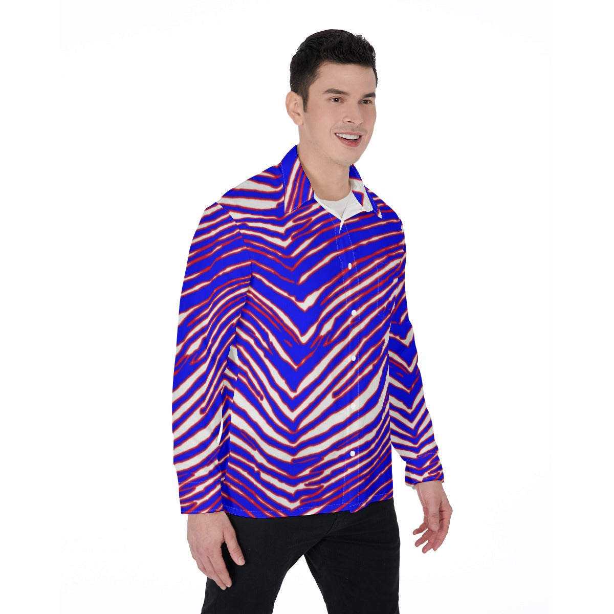 Buffalo Bills Zubaz Men's Long Sleeve Shirt