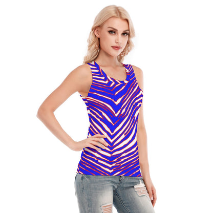 Buffalo Bills Zubaz Women's Skinny Sport Tank Top