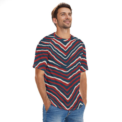 New England Football Game Day All-Over Print Men's O-neck Short Sleeve T-shirt