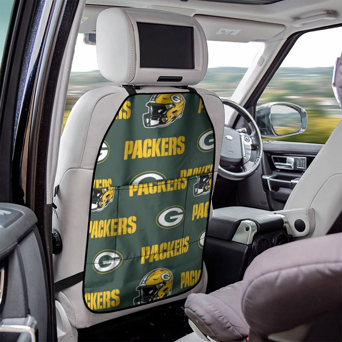 Green Bay Football Game Day Car Seat Back Storage Bag