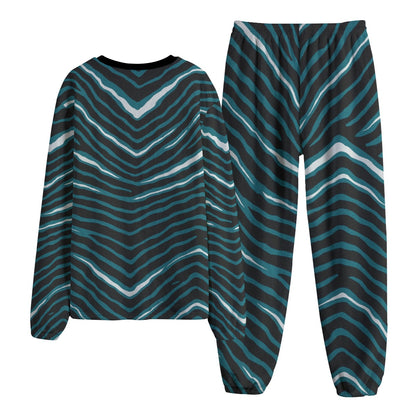 Philadelphia Football Game Day All-Over Print Unisex Thicken Pajama Suit