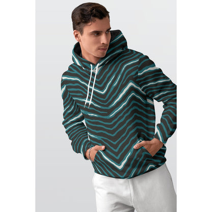 Philadelphia Football Game Day All-Over Print Men's Thicken Pullover Hoodie