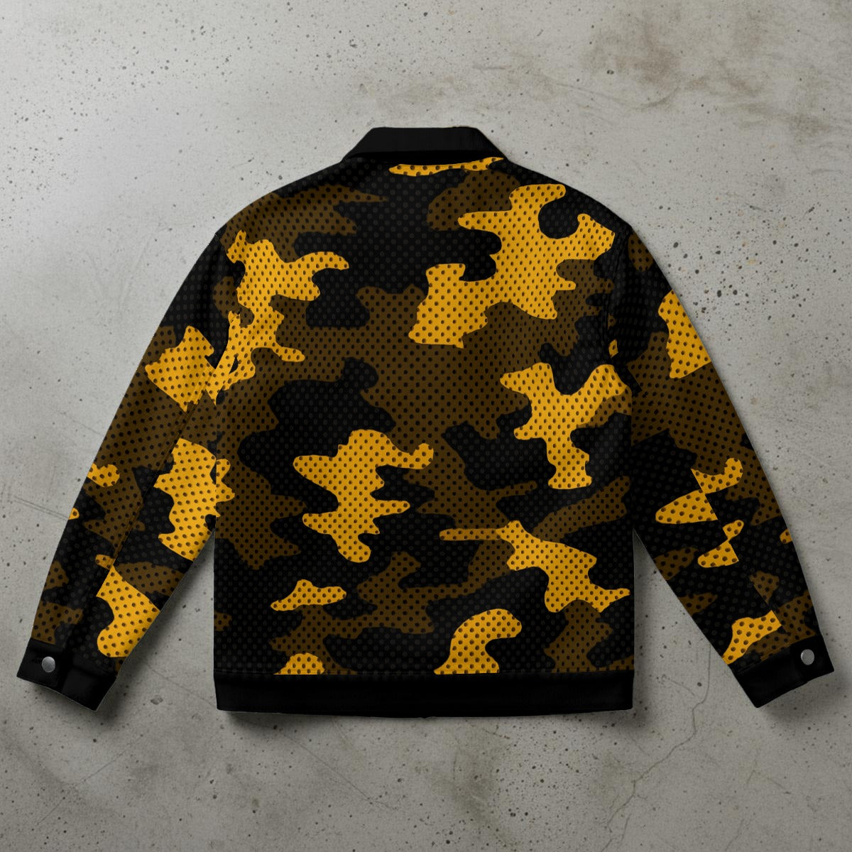 Urban Legend Central Florida Black Gold Camo Unisex Collared Jacket