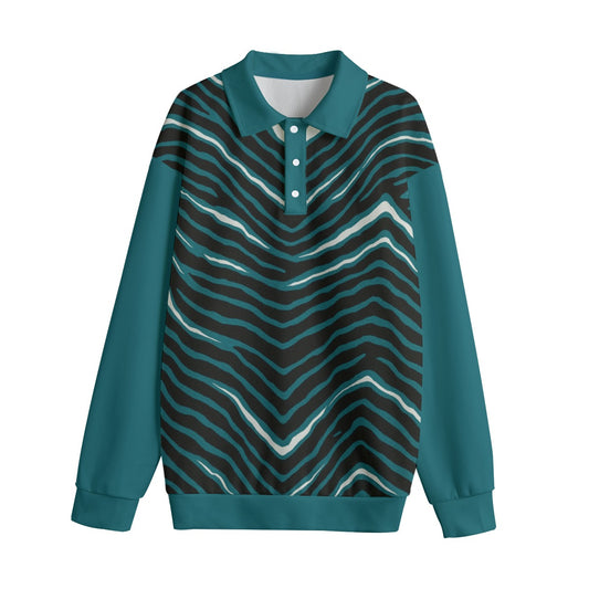 Philadelphia Football Game Day All-Over Print Unisex Lapel Collar Sweater