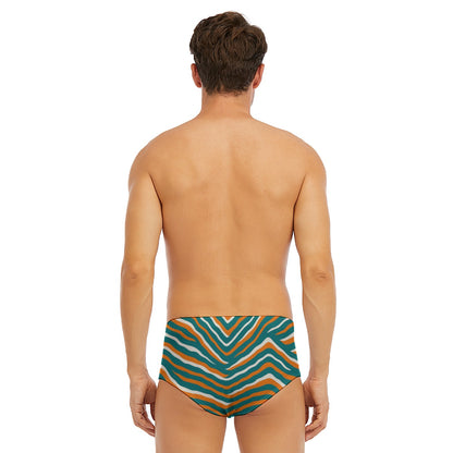 Miami Football Game Day All-Over Print Men's Triangle Swim Trunks