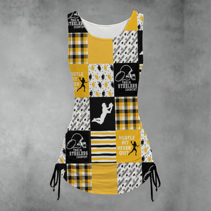 All-over print Women's Layered Dress sets