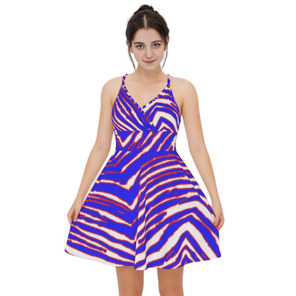 Buffalo Bills Zubaz Women‘s Cross Cami Dress