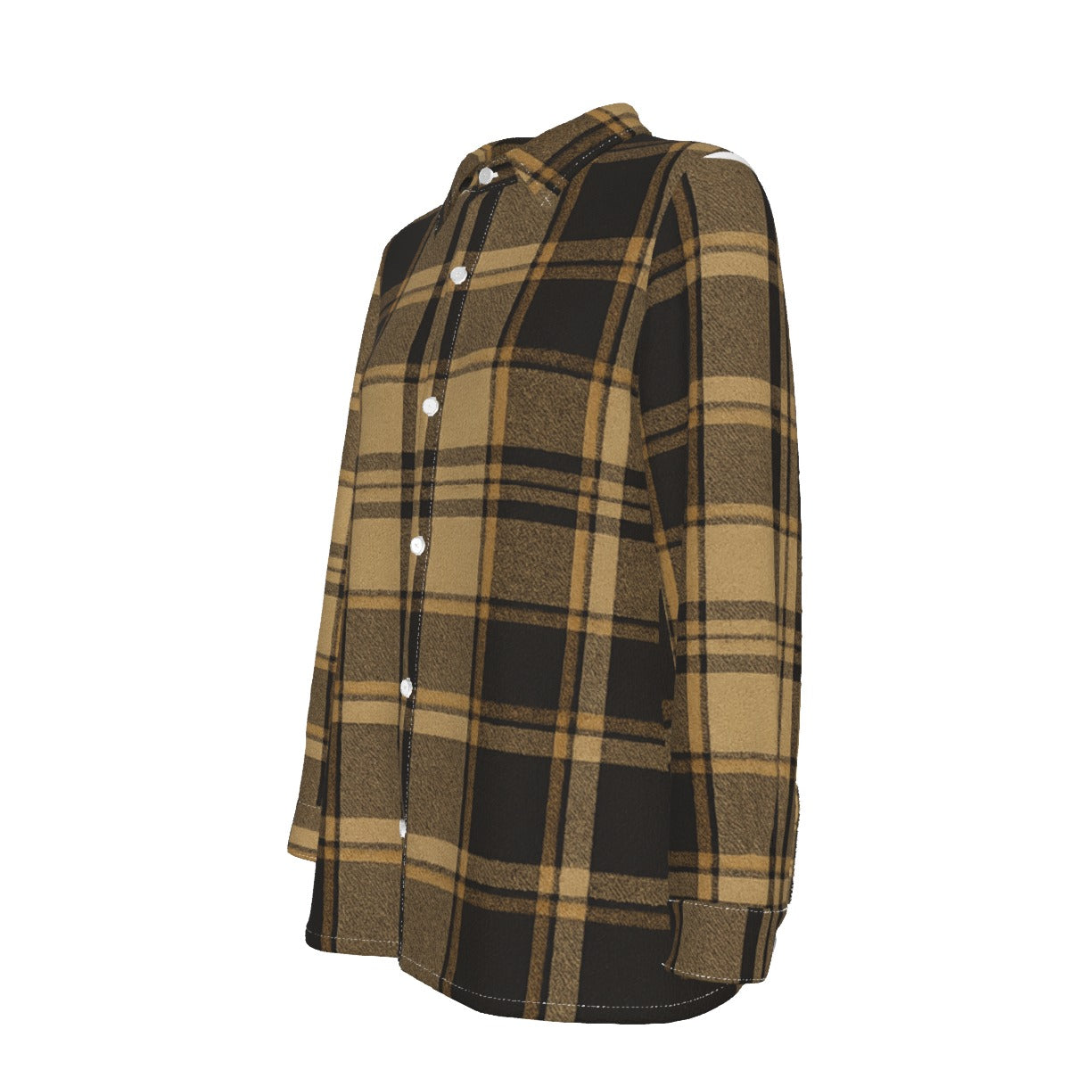Colorado Tartan Plaid Women's Elastic-Back Shirt