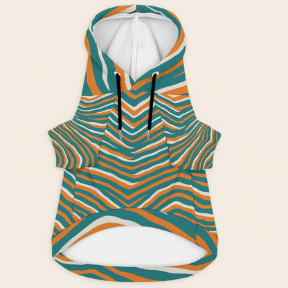 Miami Football Game Day All-Over Print Hooded Sweatshirt|310GSM Cotton