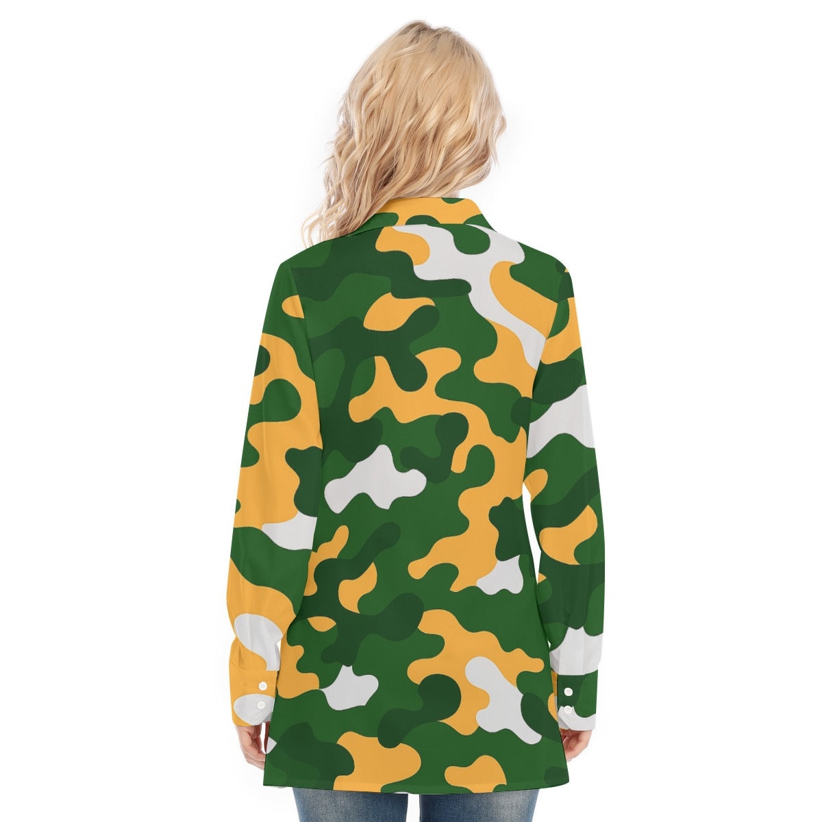Green Bay Football Game Day All-Over Print Women's Long Shirt