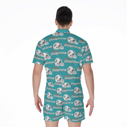 Miami Football Game Day All-Over Print Men's Rompers
