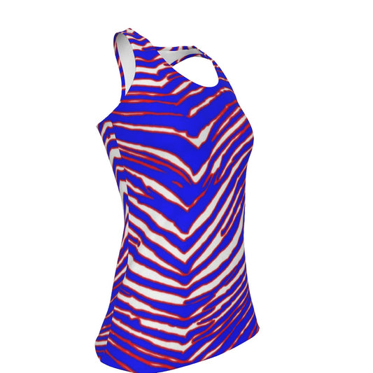 Buffalo Bills Zubaz Women's Workout Tank Top|210GSM