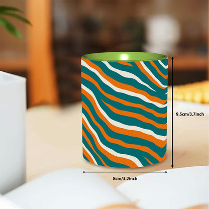 Miami Football Game Day 11oz Double Color Mug For the USA