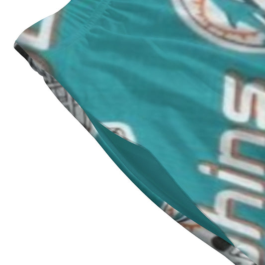 Miami Football Game Day All-Over Print  Women's Bazyrey Skirts With pocket