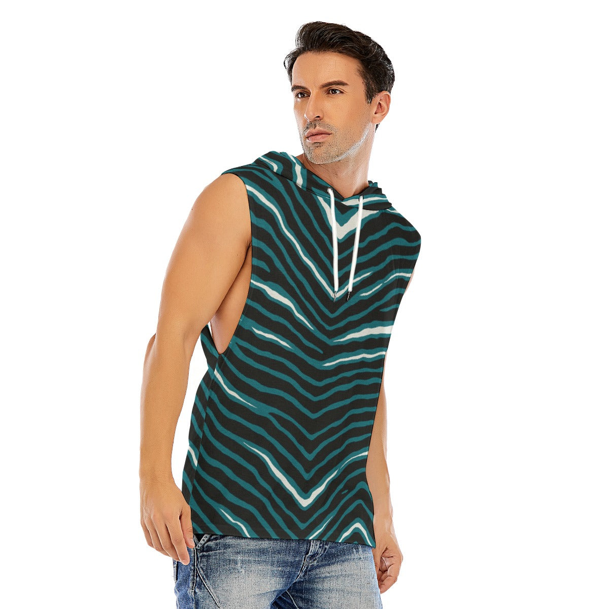 Philadelphia Football Game Day All-Over Print Men’s Sleeveless Pullover Hoodie