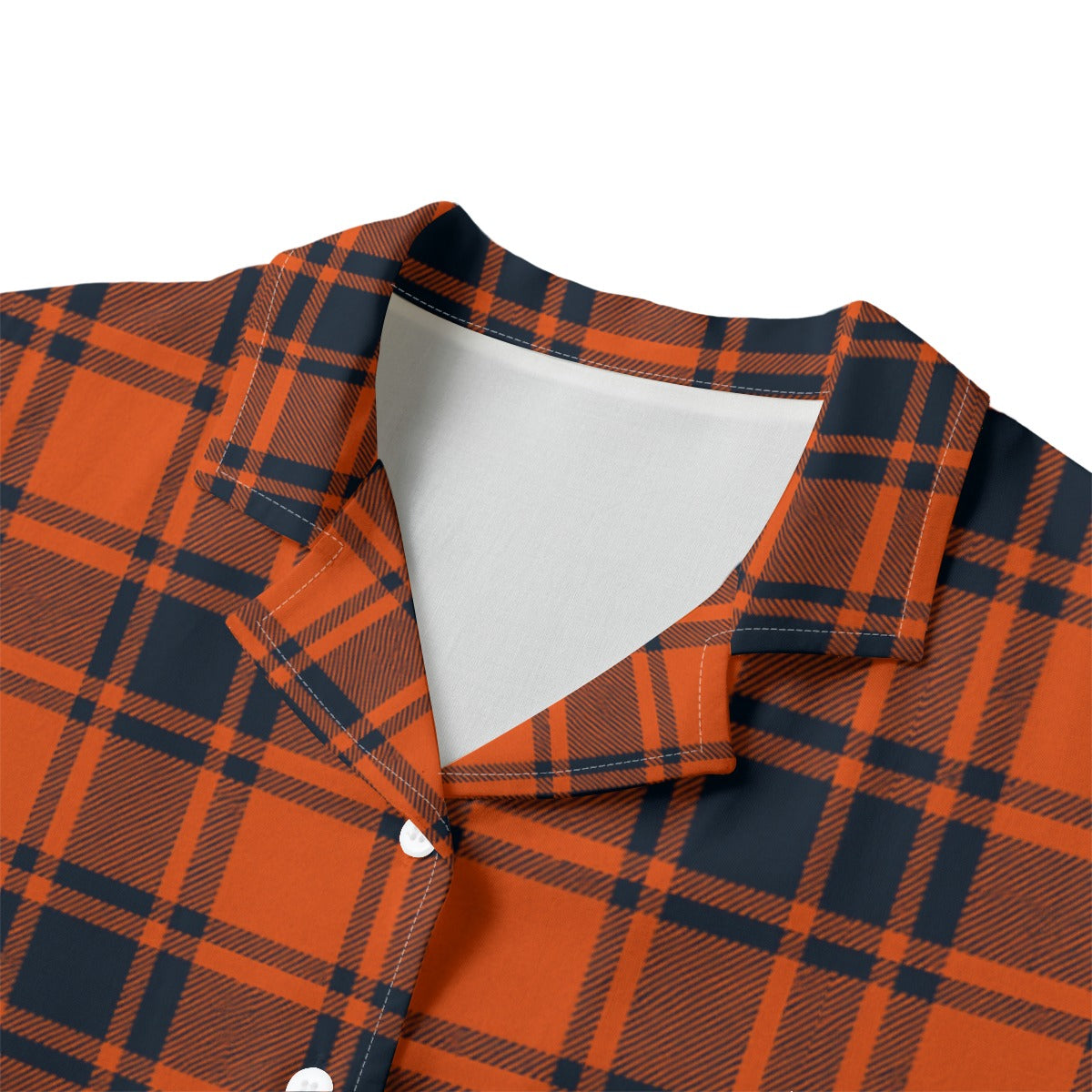 Illinois Urbana - Fighting Illini Tartan Plaid Women's Hawaii Shirt | Rayon