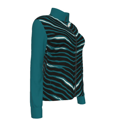 Philadelphia Football Game Day All-Over Print Women's Long Sleeve Thumbhole Jacket|230GSM