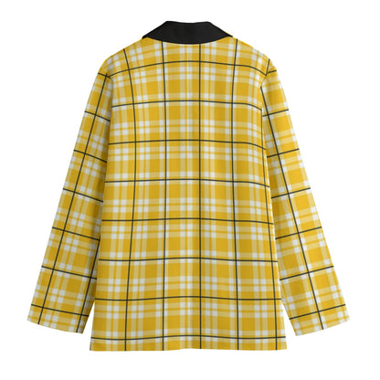 All-Over Print Women's Leisure Blazer | 245GSM Cotton