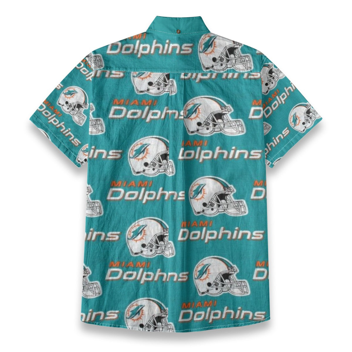Miami Football Game Day All-Over Print Men's Breathable Cotton Shirt|125GSM