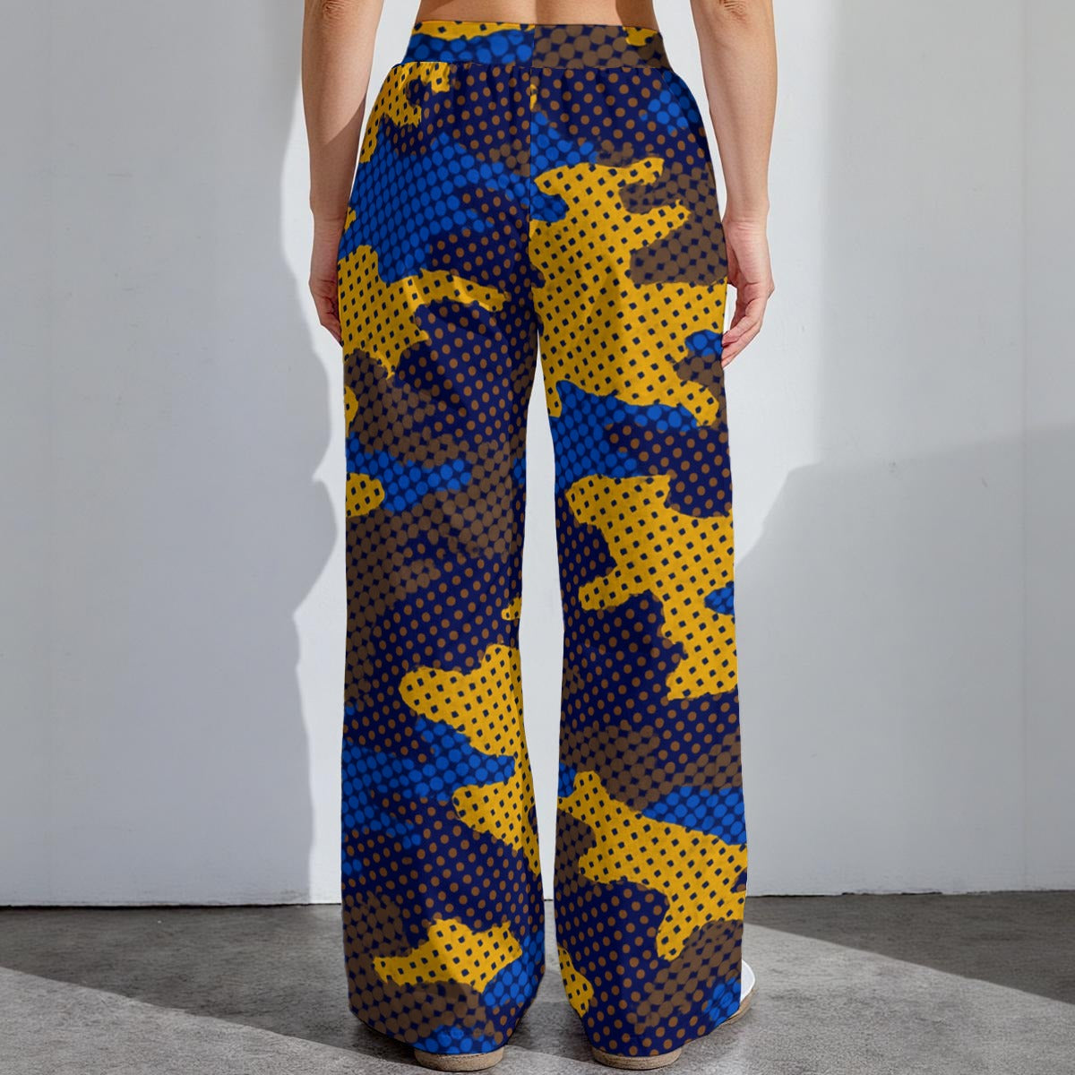 California Los Angeles UCLA Bruins camo Women's High-Stretch Casual Pants|290GSM