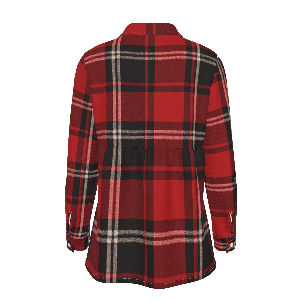 Cincinnati - Bearcats Tartan Plaid  Women's Elastic-Back Shirt